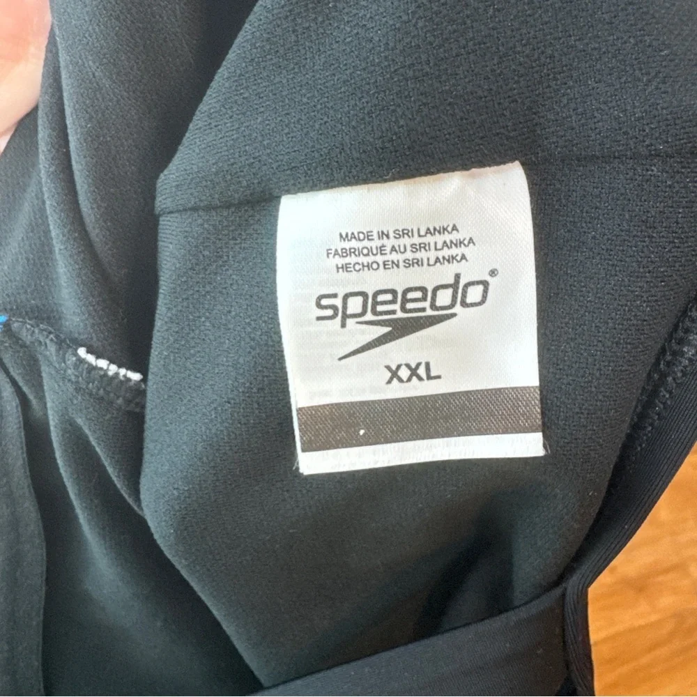 Speedo Black and Blue One Piece Swimwear